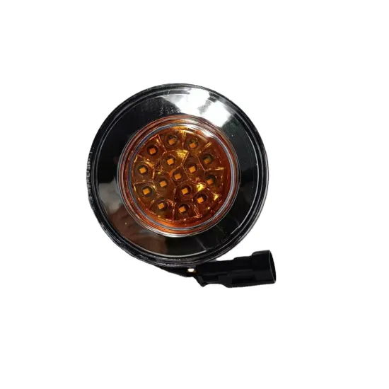 Whole Price Universal Round Yellow ZX493 LED Turn Signal Light for Car