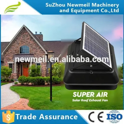 SuperAir-R/S 12w12inch indoor solar exhaust fan