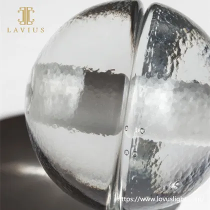 Small glass ball chandelier Creative design glass chandelier