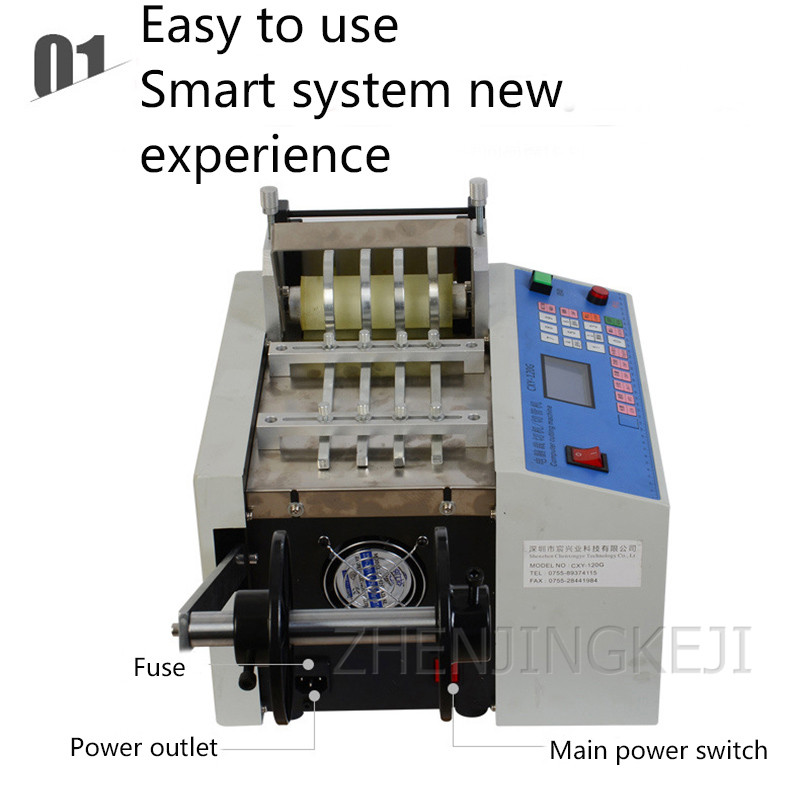 Fully Automatic High Speed Heat Shrinkable Tube Pipe Cutting Machine Computer Cutting Machine Plastic Hose Pipe Cutting Machine