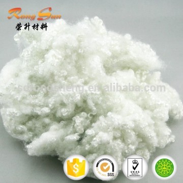 Polyester cluster fiber filling hcs poliester manufacturer