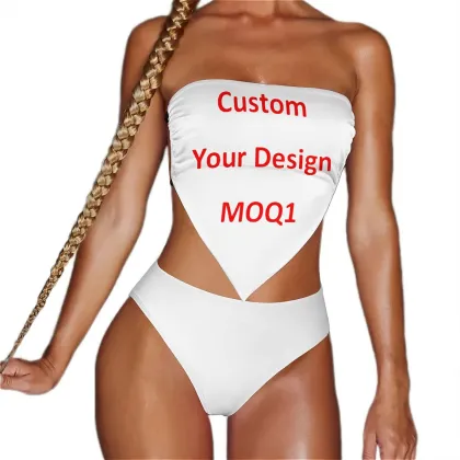 Custom Printed Summer Bikini for Women - Tiny Beach Swimwear Swimsuit & Beachwear