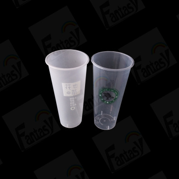 Tasse de thé à bulles dur épais 16 oz avec couvercle