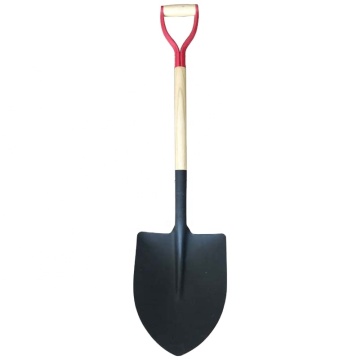 Garden Shovel with Wooden Handle and Y Grip