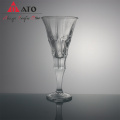 ATO Vintage Barware Bleifreie Kristall -Champagnergläser