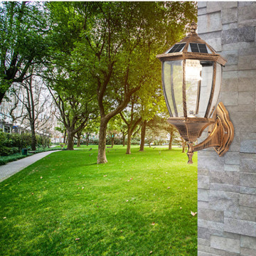 IP65 Waterproof LED Wall Lamp Vintage Solar Outdoor Light
