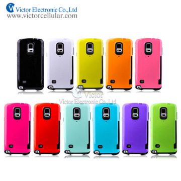 Plug in Card Case, Colorful Cell Phone Case for Samsung Note4 N910/N9100/N9106