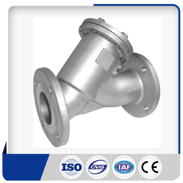 High quality low price stainless steel npt forged steel threaded y-strainer with flange