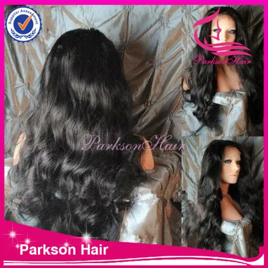 Golden Hair High Quality Virgin Remy Brazilian Human Hair Full Lace Wig