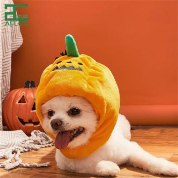 Cute Transforming Cat Headgear Pumpkin Pet Hat for Festivals and Halloween