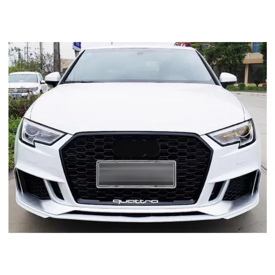 Auto Performance Parts: Front Bumper and Grille Assembly for Audi A3/S3 (2014-2022) to RS3 with Exhaust Pipe