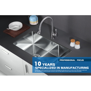 Pías de cociña 70/30 Double Bowl Undermount Sink