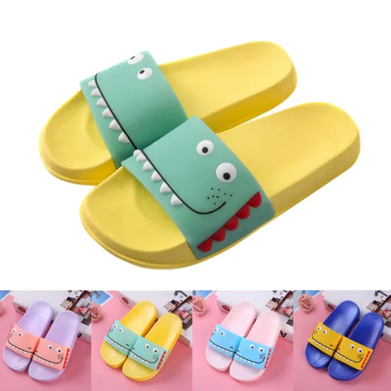 Summer Toddler Baby Boys Girls Indoors Cute Cartoon Sandals Slippers Shoes Slippers Kids Toddler Infant Home Slippers dropship