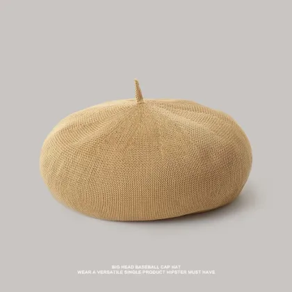 Custom red beret Plain Embroidered Wool Beret