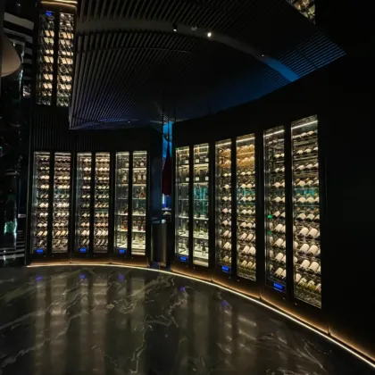 Commercial Wine Cellar Luxury Kitchen Wine Cellar Cabinet Cooling Restaurant Wine Cellars