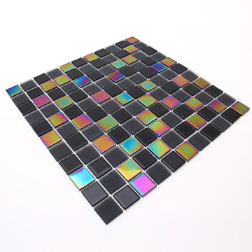 Crystal glass mosaic for pool decoration