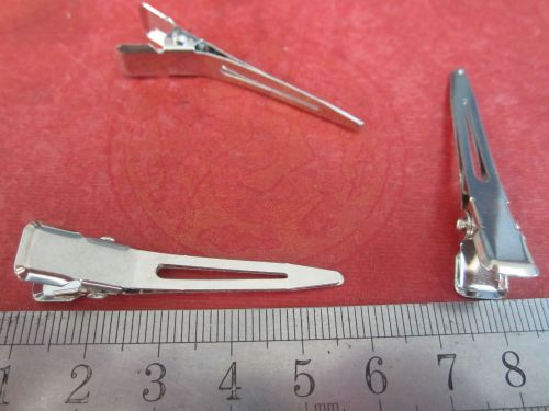 Nickle Free Nickle Color 4.5cm Metal Single Prong Hair Clip