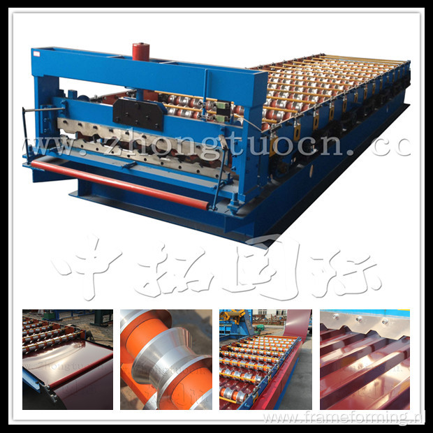 Aluminum Step Tile Roll Forming Machine