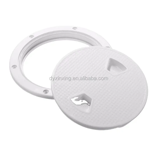 ABS Round Inspection Deck Hatch Cover with Anti-Corrosive Screw for Boats (4", 6", 8')