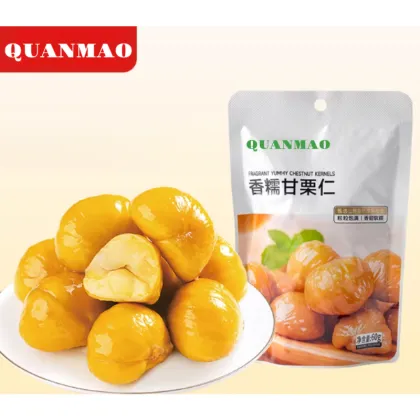 Sweet and Crispy Roasted Chestnuts Peeled for Easy Eating