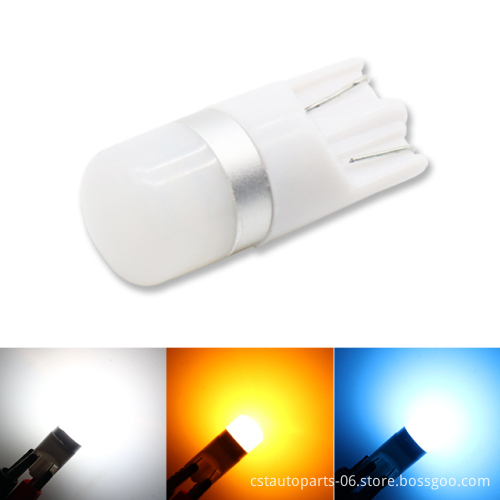 T10 194 168 W5W 3030 2 LED SMD White Yellow Blue Car Side Wedge Light Bulb