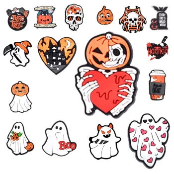 Wholesale Bulk PVC Clog Charms - Factory Direct Halloween Style Shoe Accessories for Children