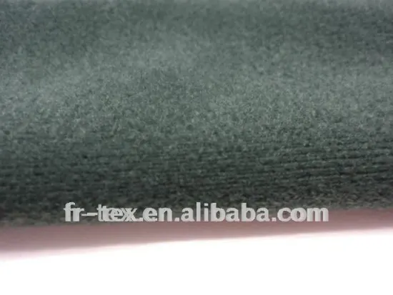 polyester velvet velure brushed loop fabric