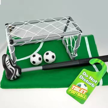 Creative Toilet Toy: Football Leisure Puzzle