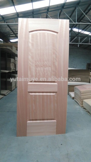 Plain HDF door skin Natural wood veneer HDF door skin