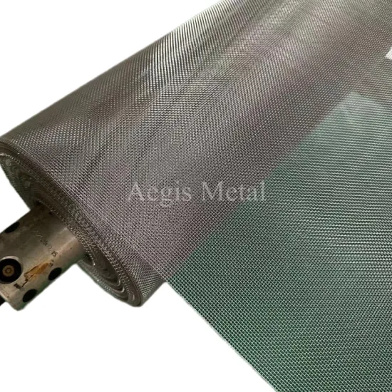 Nichrome Metal Mesh Fabric 30x30 60 80 100 Mesh Nickel Chrome Alloy Woven Wire Mesh