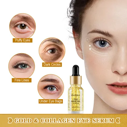 24K Gold Collagen Squalene Luxury Anti-Aging Eye Serum