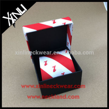 Paper Made Self Fabric Lid Packaging Necktie Gift Box