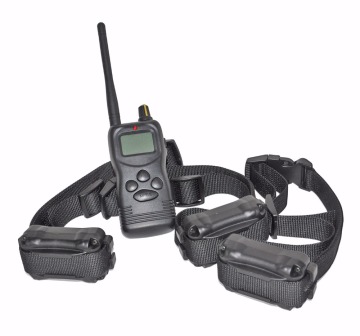 Petrainer PET900-3 1000M Electric Shock Dog Training Collar For 3 Dogs
