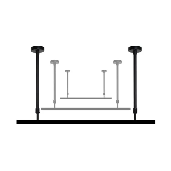 LEDEAST HPA Hanger Rod for Aluminum Track Rail Extension