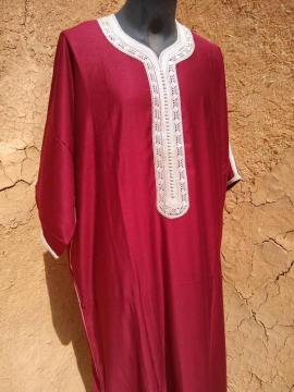Men's Moroccan Thobe With Ribbon