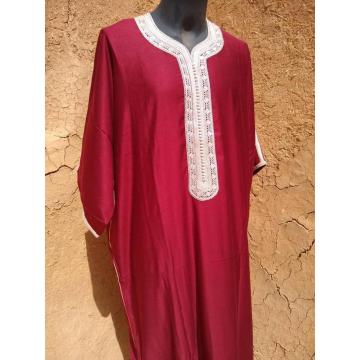 Men's Moroccan Thobe With Ribbon