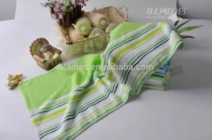 Bamboo Striped gym face towel