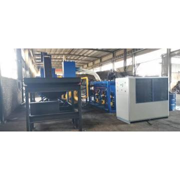 Industrial Metal Chips Fluid Recycling Block Making Machine