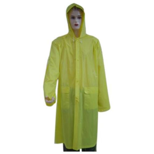 Gelbe Kunststoff Eva Rainwear