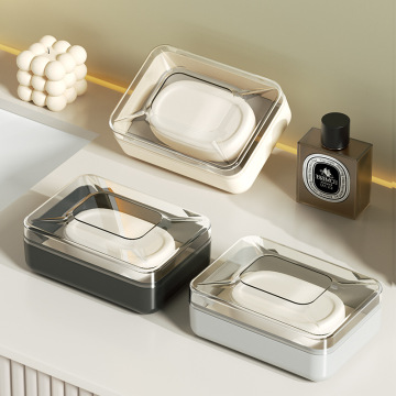 Portable Countertop Soap Box with High Permeability - Travel-Friendly Bathroom Accessory
