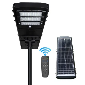 All-in-One 120W 18000lm Solar LED Light with 5-Year Warranty and DIY Work Modes