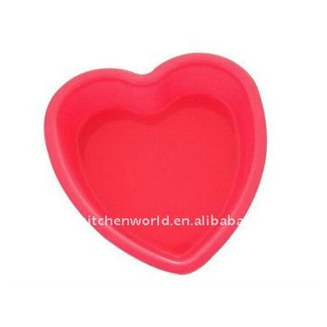 2014 New Design Heart Shape silicon cake moulds baking moulds