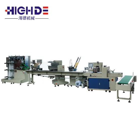 Disposable Plastic Tableware Sets with Napkins, Toothpicks, Condiments, and Wet Wipes - Flow Pack Machine