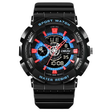 DIRAY 341ADH Dual Time Digital Analog Watch for Boys and Girls