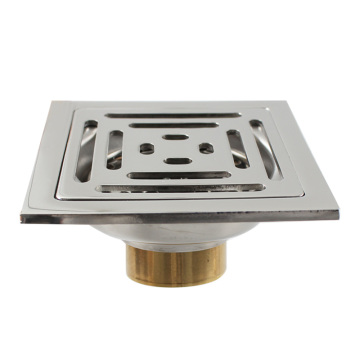 Factory Direct 100 mm Square Kitchen Bathroom Stainless Steel Drain Floor Waste