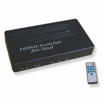 HDMI-A Switch Box Three-way Auto Type, OEM Orders are Welcome