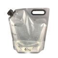 Transparent 1 gallon portable water plastic container