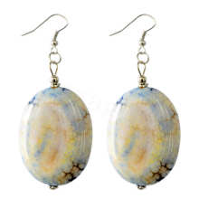 Natural Gemstone Agate Earring