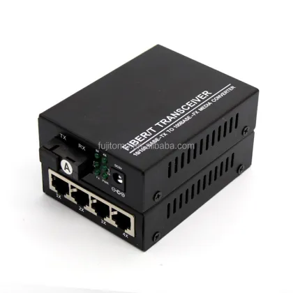 TP-Link Fiber Optic Media Converter 1Fiber 4RJ45 10/100M 1FO