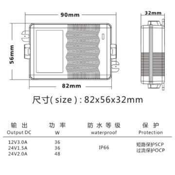 High-Performance Waterproof Power Supply Adapter
